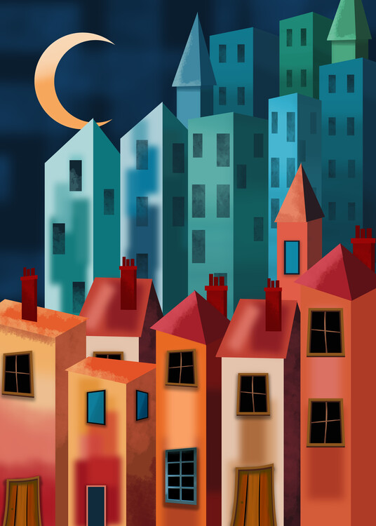 Poster Mystical City