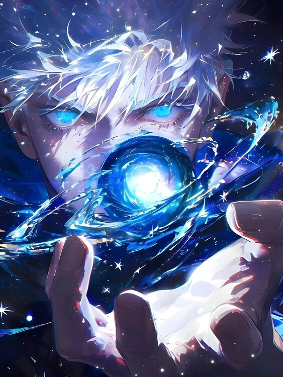 Canvas Print Blue Gojo Satoru