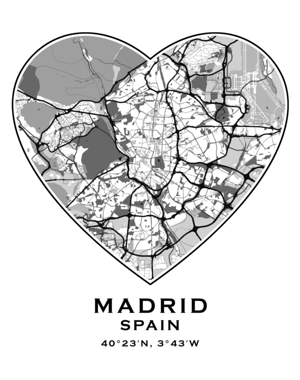 Canvas Print I Love Madrid