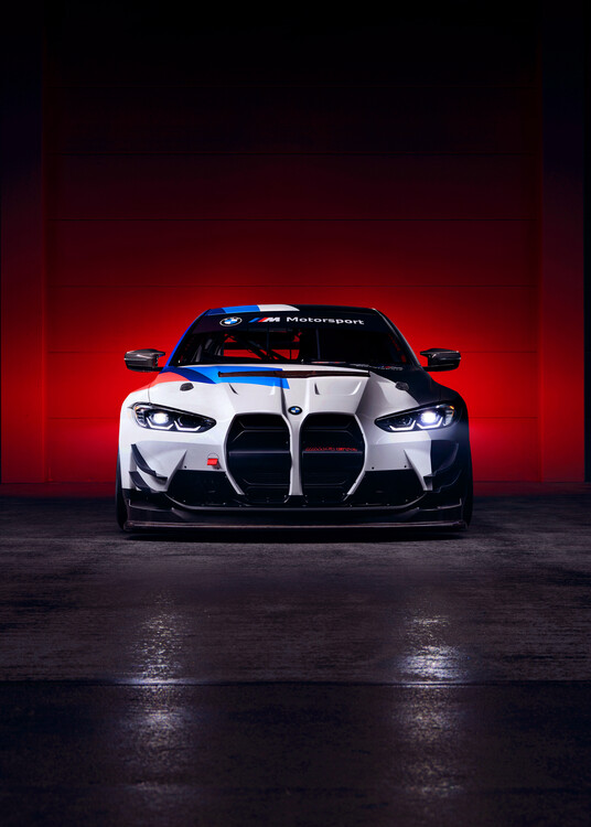 Poster Sport Car BMW M4 GT4