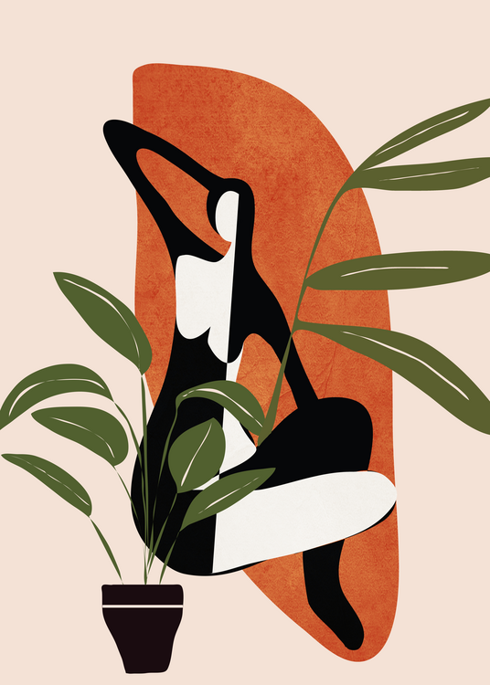 Poster Abstract Female Figure 20