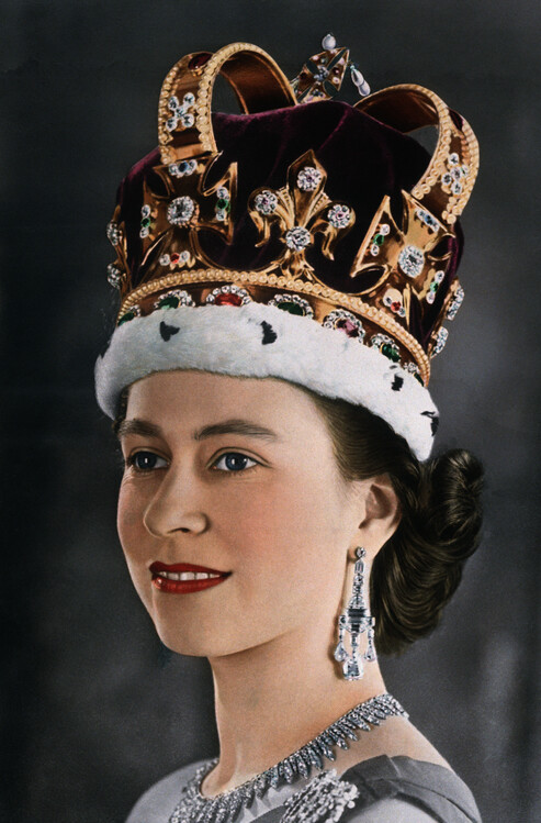 Poster Elizabeth II on Her Coronation Day