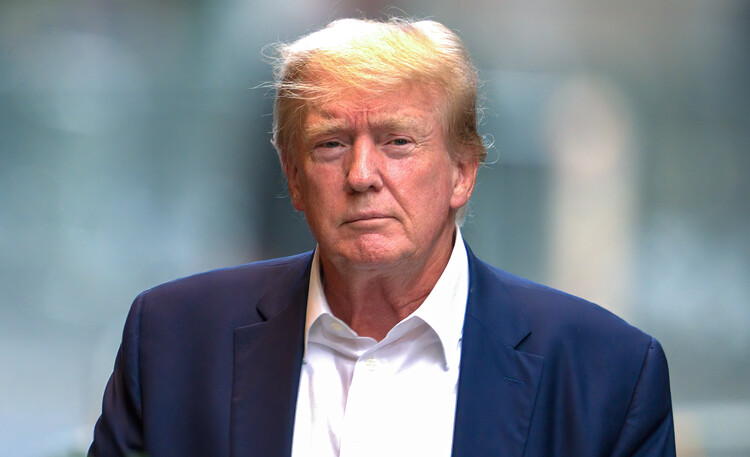 Poster Donald Trump, Celebrity Sightings In New York City