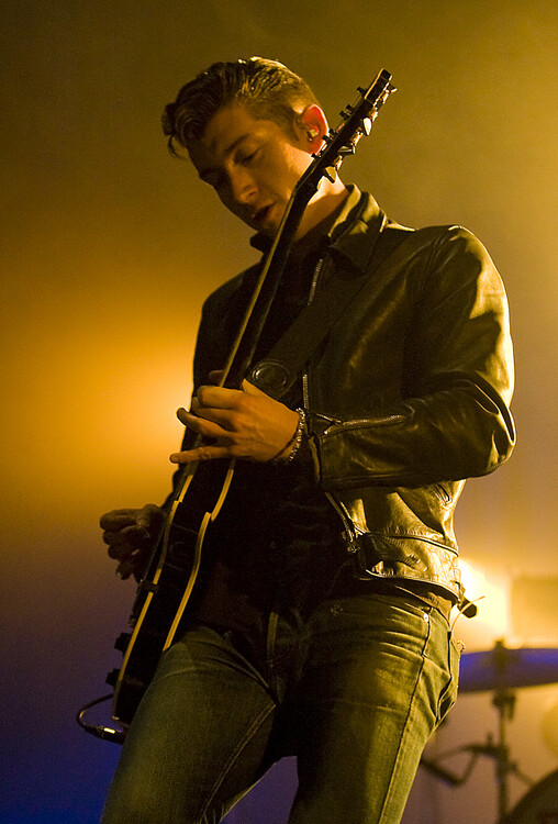 Canvas Print Arctic Monkeys in Concert at Mexico