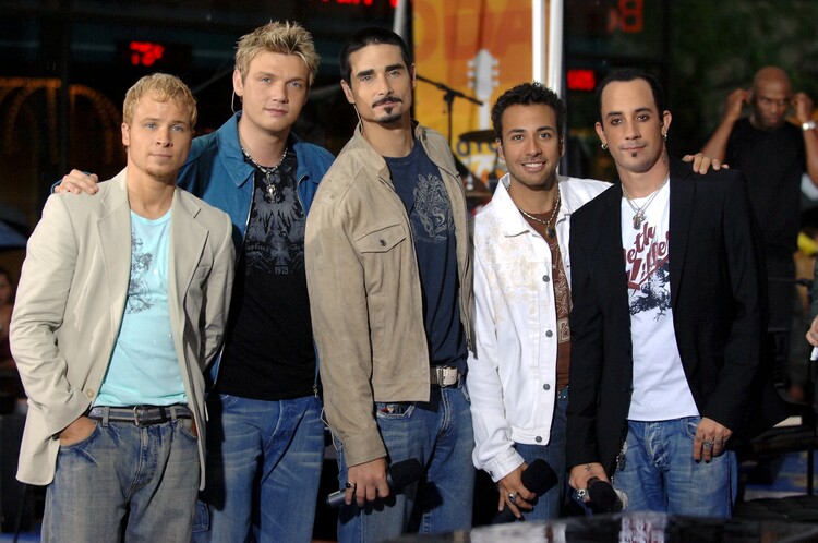Canvas Print Backstreet Boys Mini-Concert on Today Show