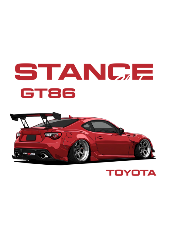 T-shirt Toyota GT86 Stance Edition: JDM Legend