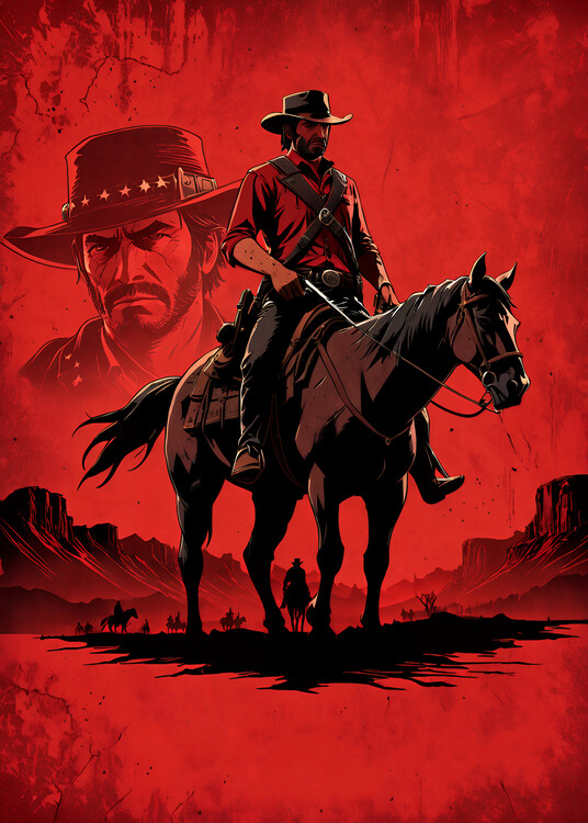Canvas Print Red Dead Redemption 2