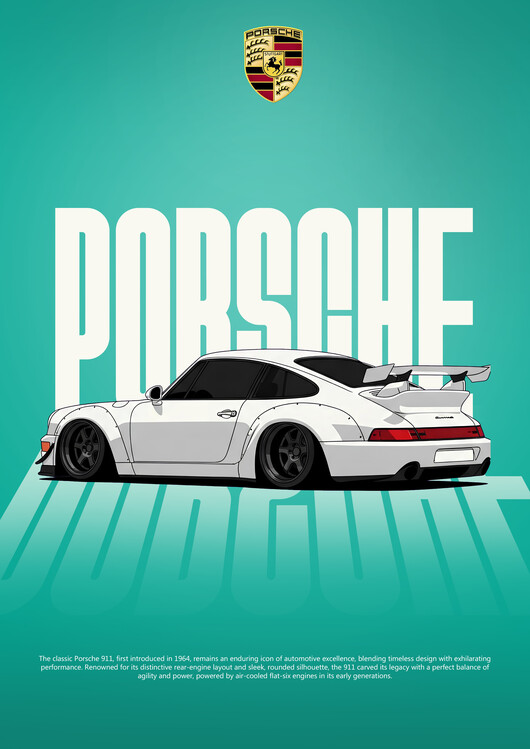 Poster Porsche 911: Timeless Precision, Enduring Legacy