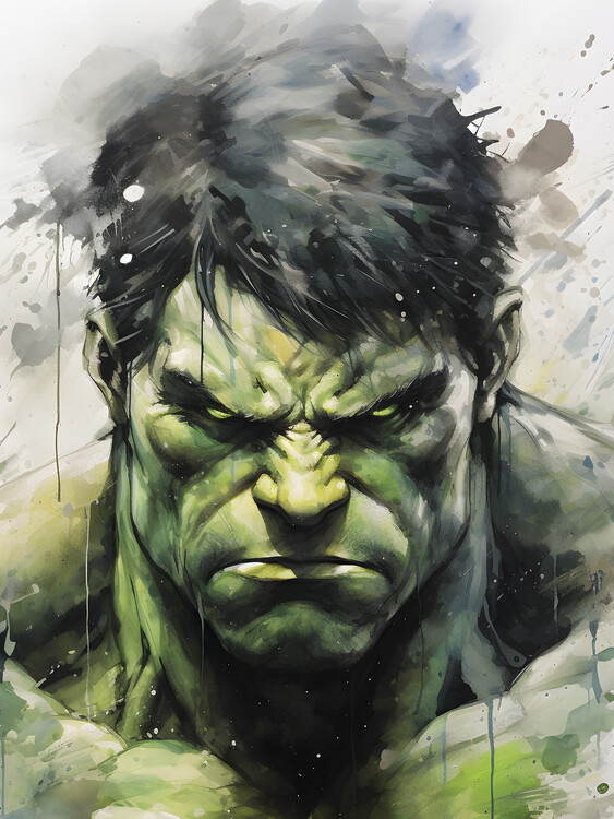 Poster Painting Hulk