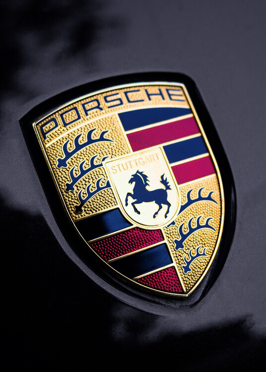 Canvas Print sports car symbol