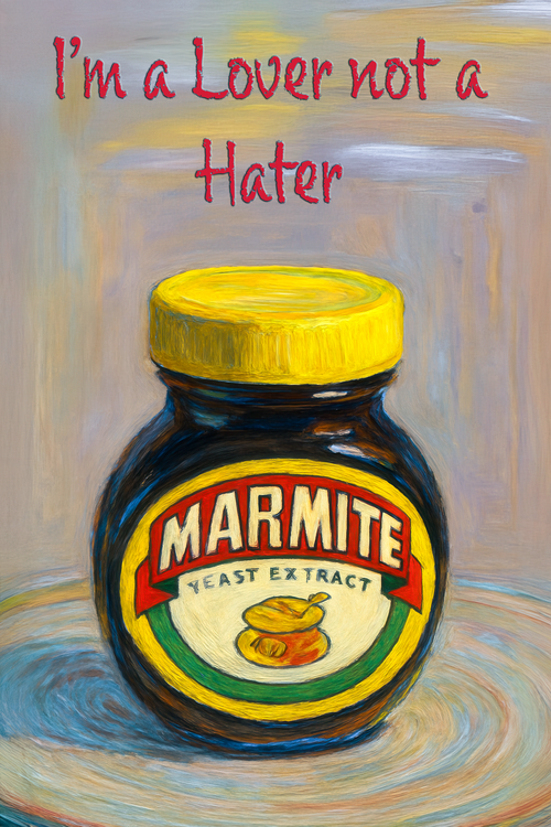 T-shirt Marmite I'm a Lover not a Hater