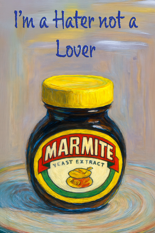 T-shirt Marmite I'm a Hater not a Lover