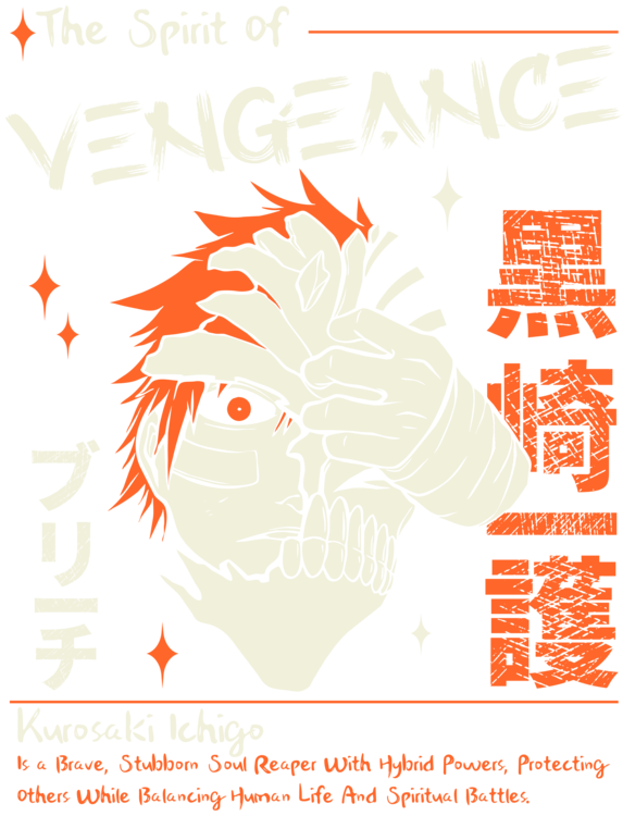 T-shirt Ichigo The Spirit of Vengeance