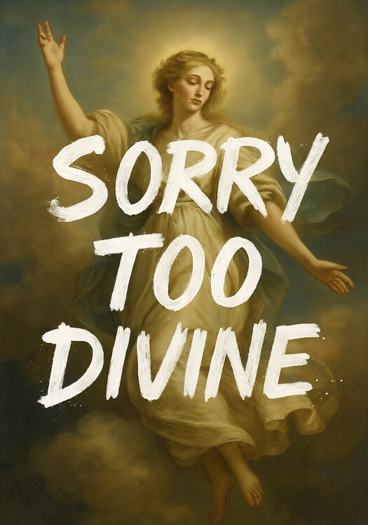 Poster Sorry too divine