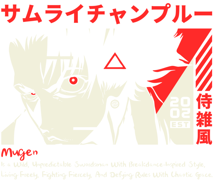 T-shirt Mugen Champloo