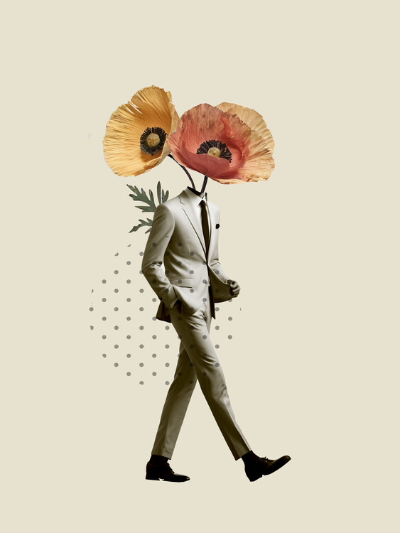 Poster Floral Gentleman