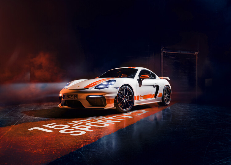 Plakat Porsche 718 Cayman GT4