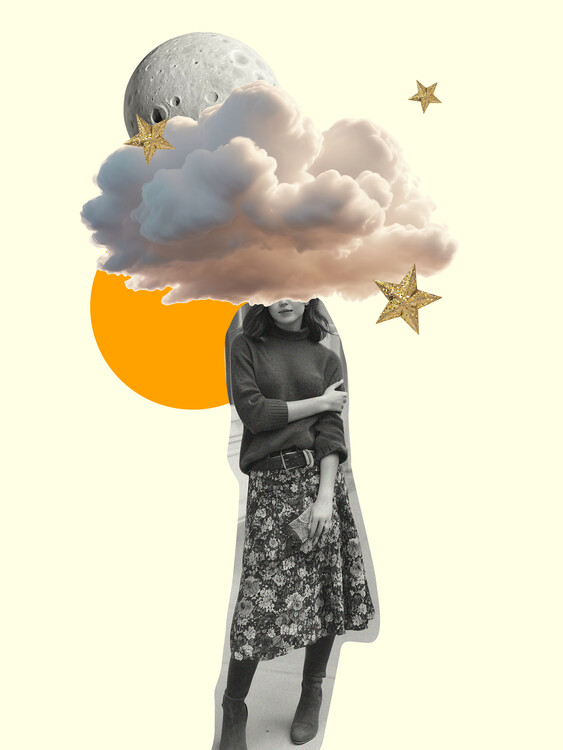 Плакат Head in the Clouds