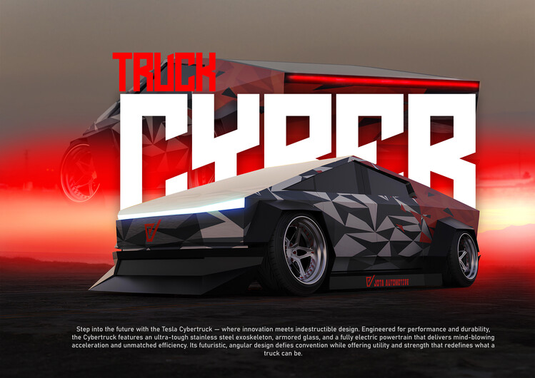 Poster CYBERTRUCK: THE FUTURE UNLEASHED