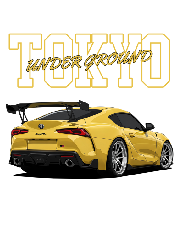 T-shirt THE LEGENDARY TOYOTA SUPRA: TOKYO'S UNDERGROUND RACING ICON