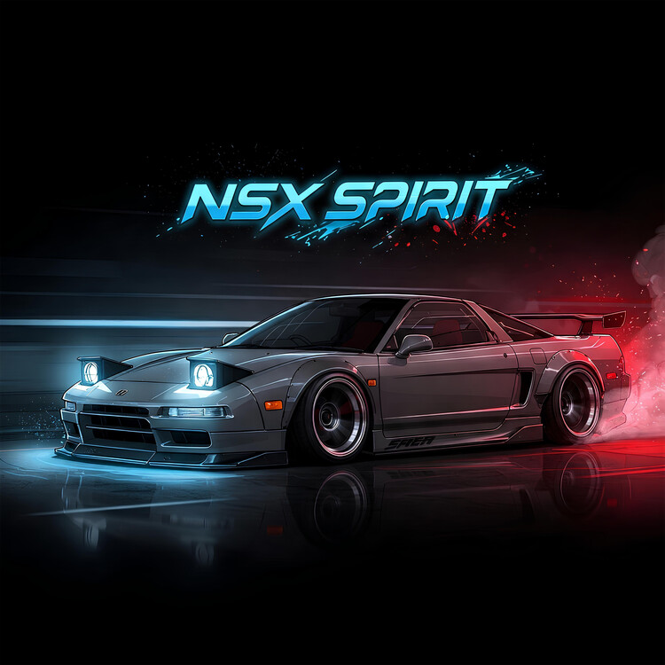Poster Honda NSX Spirit: The Legend of Precision and Power