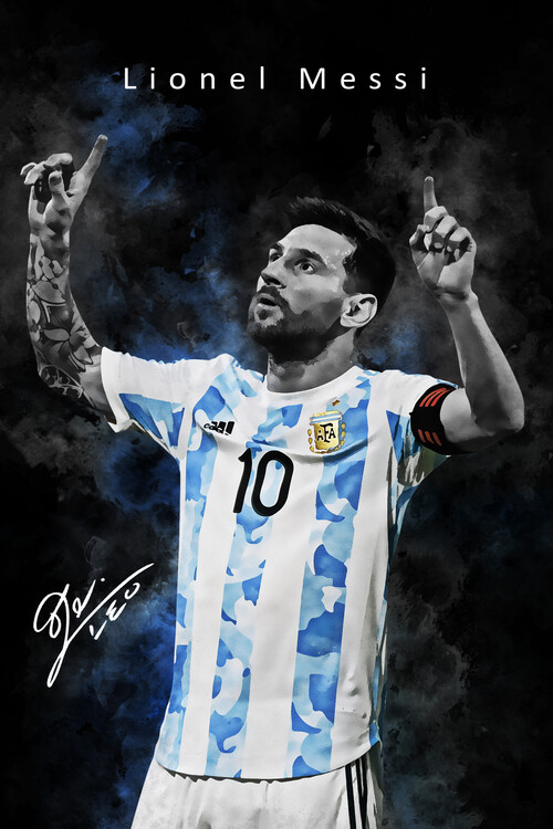 Αφίσα Football Player Lionel Argentina World Cup