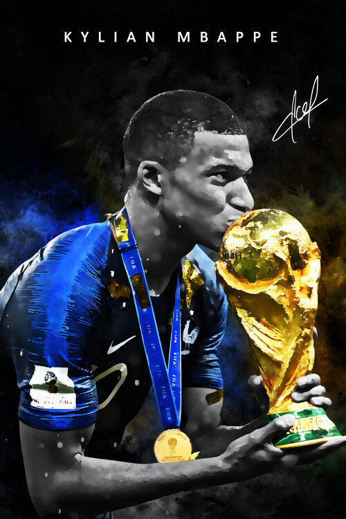 Αφίσα Football Player Kylian World Cup 2018