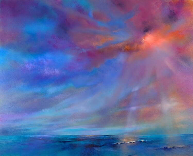Plakat heavenly playing with colors