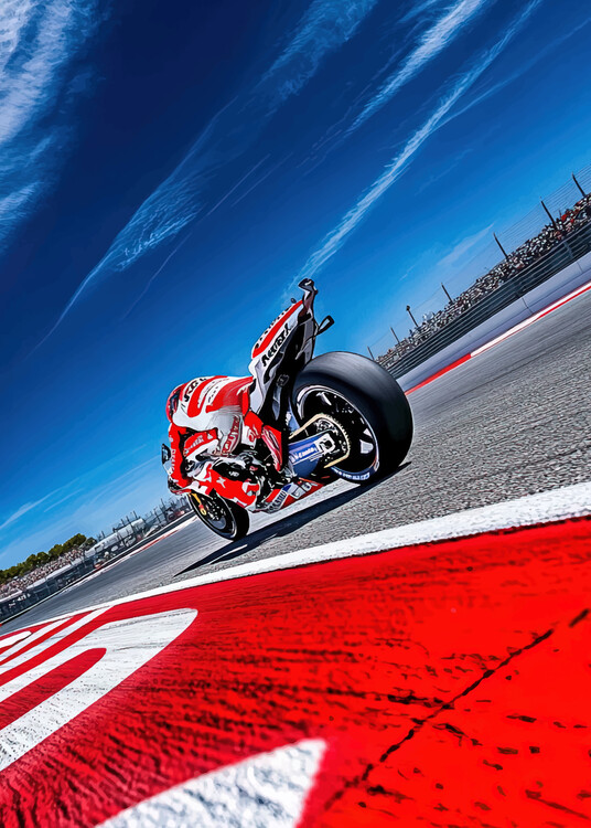 Canvas Print moto gp art