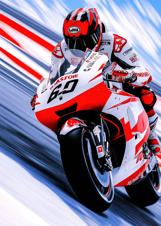 Obraz na plátne moto gp art