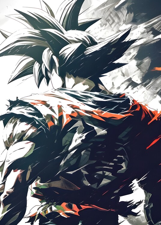 Poster Never give up