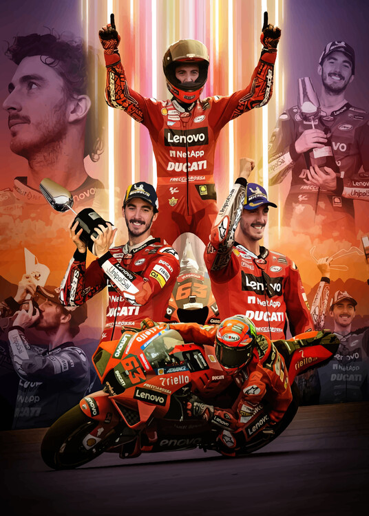 Obraz na plátne moto gp art