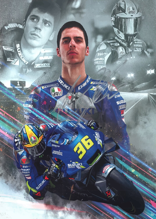 Plagát rider motogp