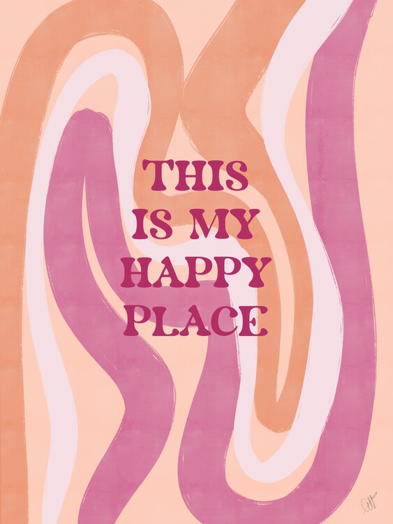 Poster Peach & Pink Explosion No. 4