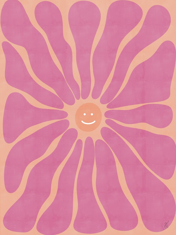 Poster Peach & Pink Explosion No. 2