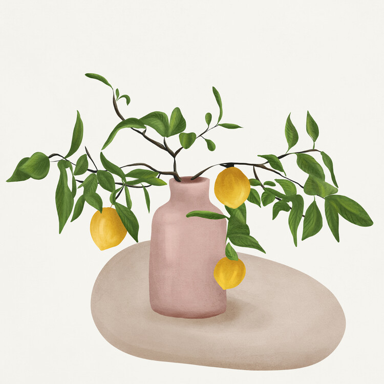 Poster Lemon Branches