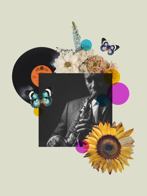 Poster Jazz Collage