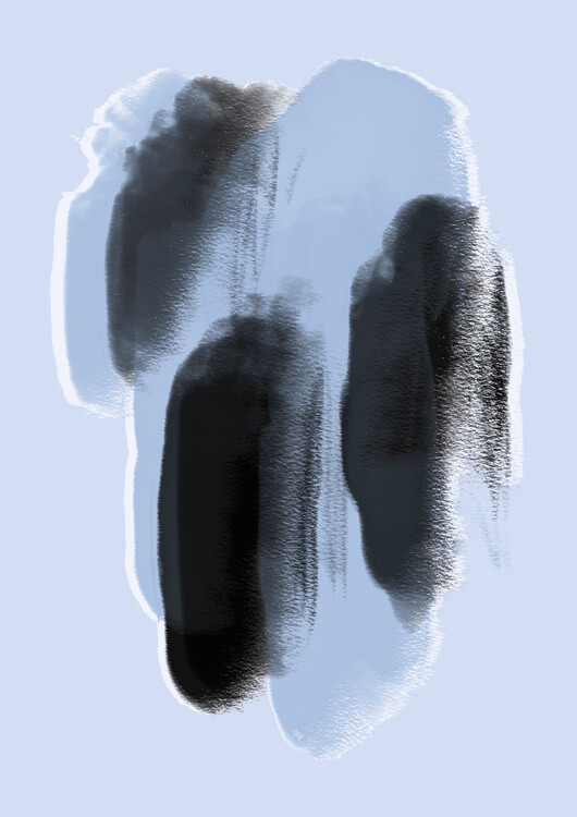 Плакат Abstract Blue Lines