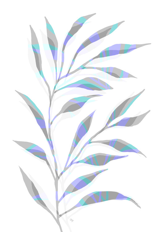 Plakát Neon Bamboo