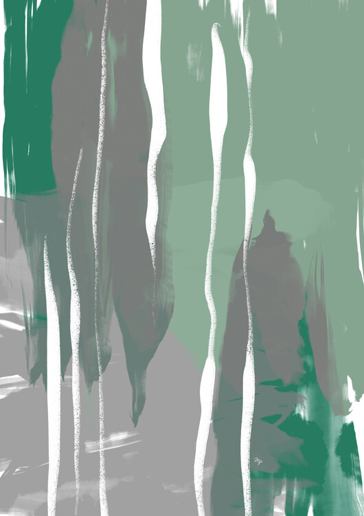 Плакат Abstract greenery