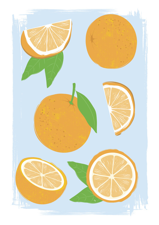 Poster Summer oranges