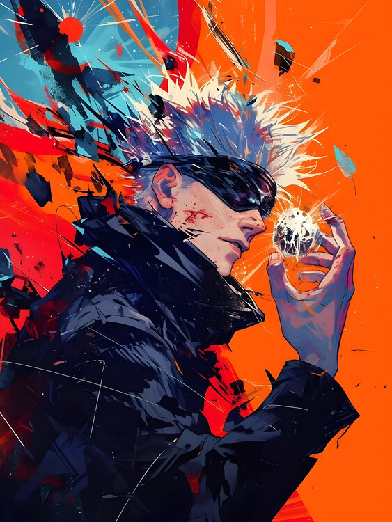 Poster Gojo Painting
