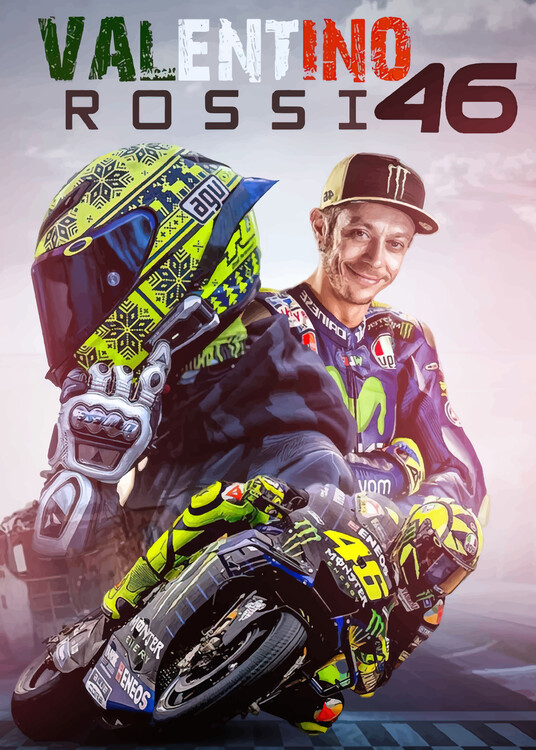 Plagát moto gp art
