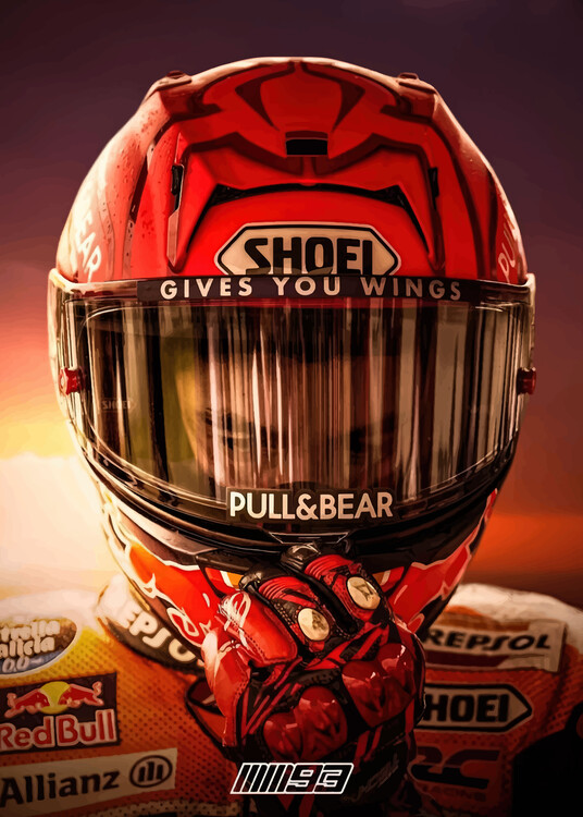 Obraz na plátne moto gp art