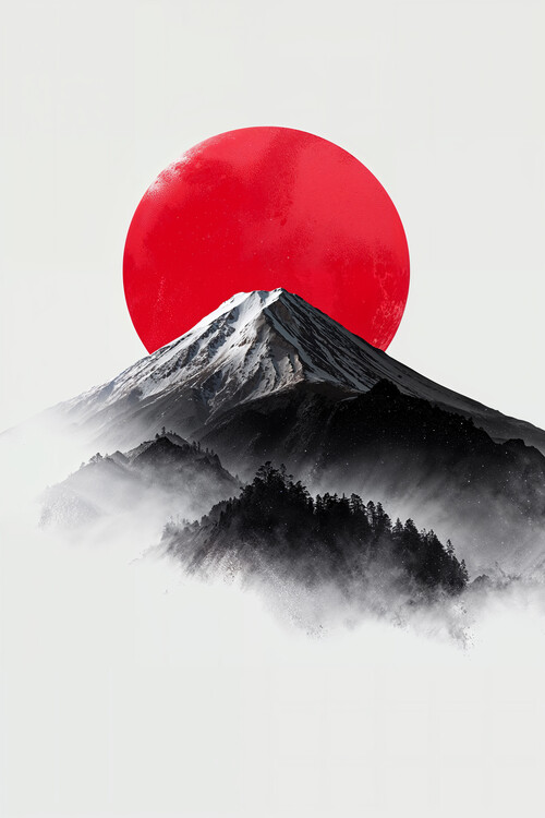 Poster Mount Fuji Sunrise