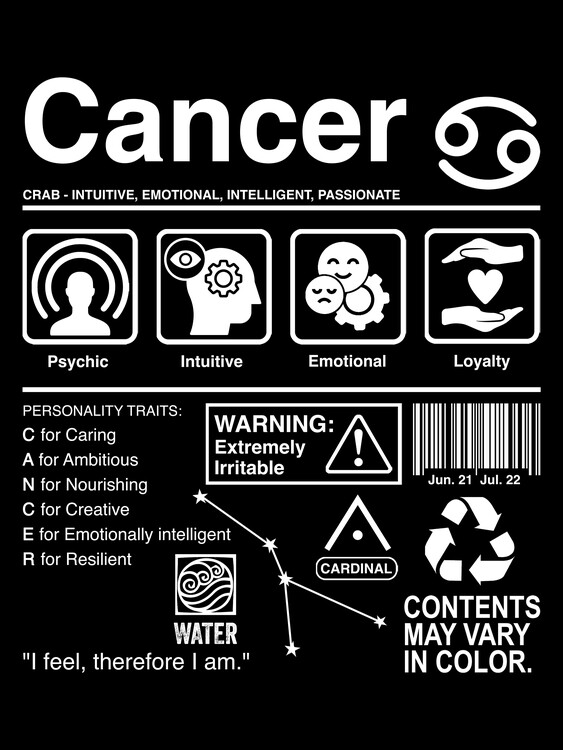 Poster Cancer Label