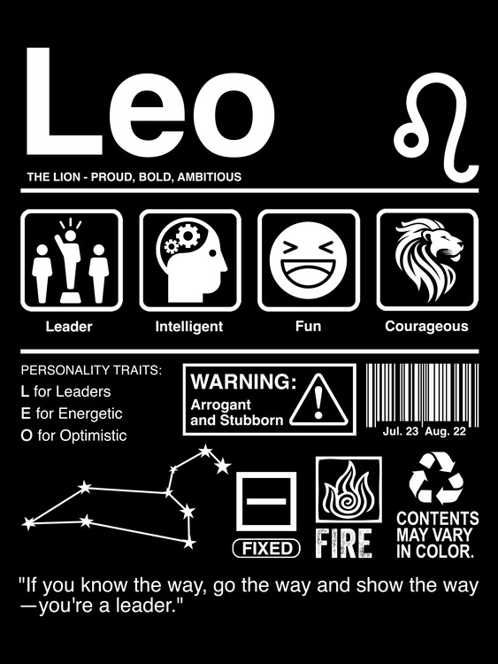 Poster Leo Label