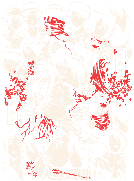 T-shirt Eren & Mikasa