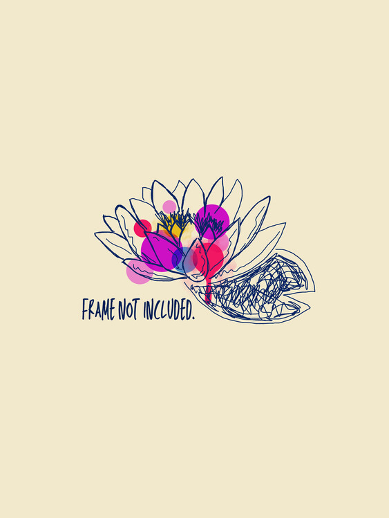 Плакат Modern Waterlilly