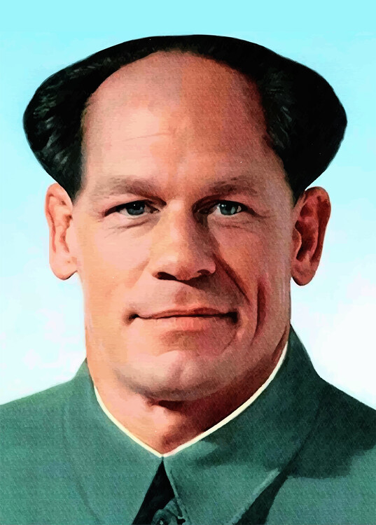 Plakat John Cena as Chairman Mao